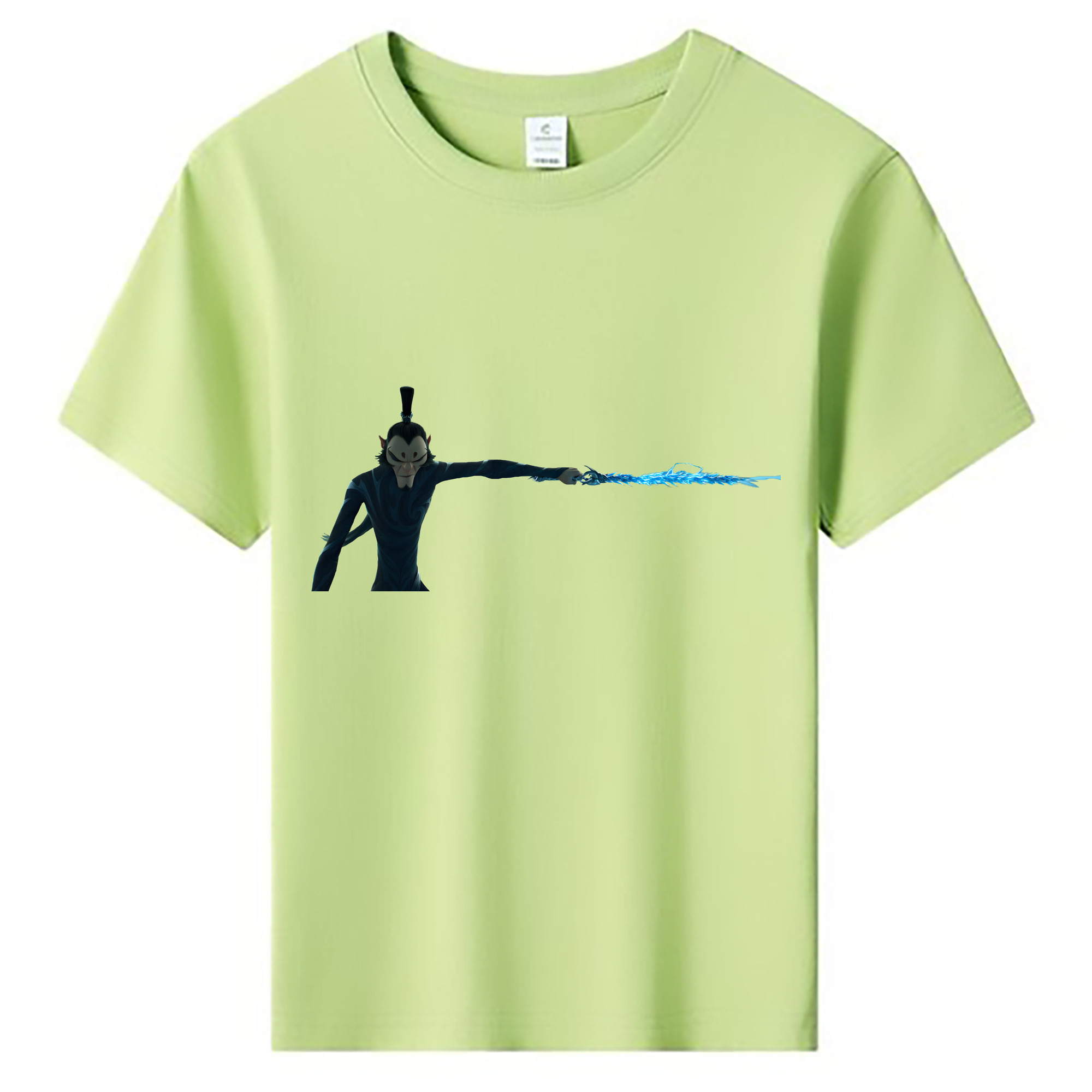 （画像用） Ne Zha 2 ナタ 魔童の大暴れ 綿100％キッズTシャツ（フロントプリント）